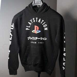 Official Playstation Japan 1994 Graphic Hoodie Sleeve Designs Hoodie Mens Small